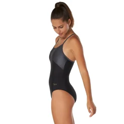 Asymmetrical Colorblock One Piece