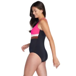 Banded Colorblock One Piece