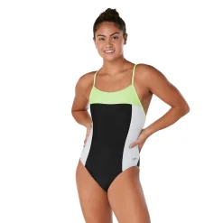 Colorblock Relay Back with Shelf Bra One Piece