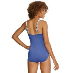 Colorblock Square Neck One Piece