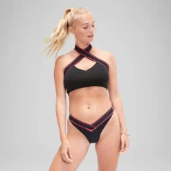 Flu3nte Halter Crop Top