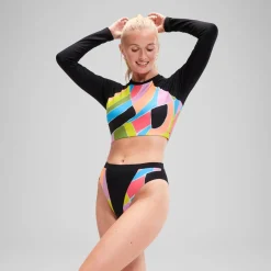 Flu3nte Print Block Hi Waist bottom