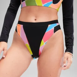 Flu3nte Print Block Hi Waist bottom