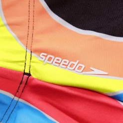 Flu3nte Print Long Sleeve Crop Top