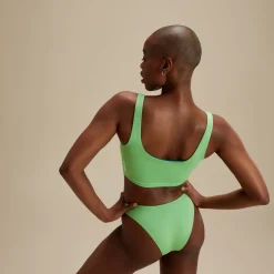 Flu3nte Solid Cheeky Scoop Bikini Bottom