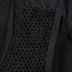 Flu3nte Solid Crop Mesh Top