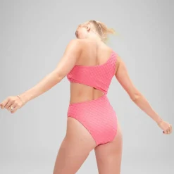 Flu3nte Terry Asymmetrical Cut Out One Piece