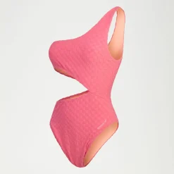 Flu3nte Terry Asymmetrical Cut Out One Piece