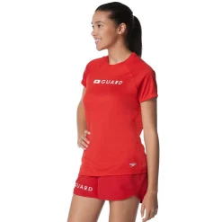 Guard Short Sleeve Solid Swim Tee