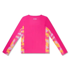 Long Sleeve Printed Splice Rashguard