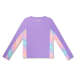 Long Sleeve Printed Splice Rashguard