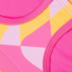 Print Blocked Bikini Set