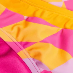 Print Blocked Bikini Set