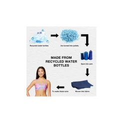 Print Strappy Bikini Top