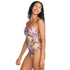 Printed Bandeau One Piece