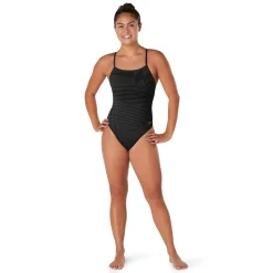 Printed Dbl X Back One Piece