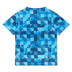 Printed Short Sleeve Swim Shirt