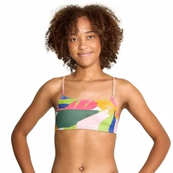 Printed Strappy Bikini Top