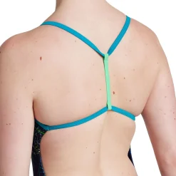 Printed T-Back One Piece