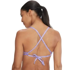 Printed Tie Back Keyhole Top