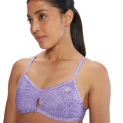 Printed Tie Back Keyhole Top