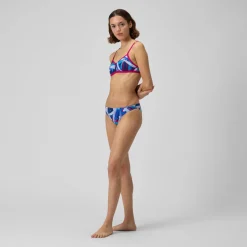 Printed Tie Back Keyhole Top