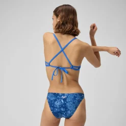 Printed Tie Back Keyhole Top