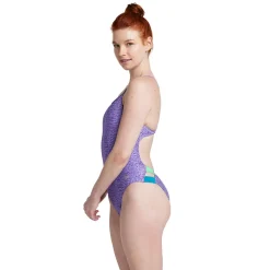 Printed Twist Back One Piece