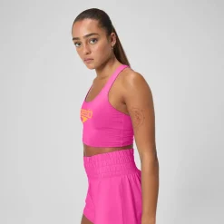 Regan Collection Solid Logo Crop Top