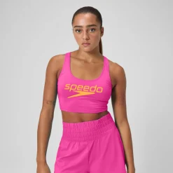 Regan Collection Solid Logo Crop Top