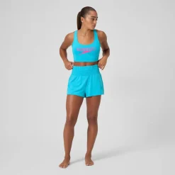 Regan Collection Solid Logo High Waist Short