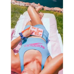 Regan Collection Solid Logo High Waist Short