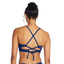 Rib Double Cross Bikini Top