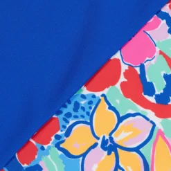 Short Sleeve Printed Splice Rashguard