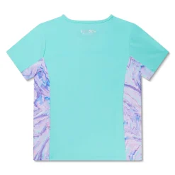 Short Sleeve Printed Splice Rashguard