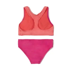 Solid Blocked Bikini Set