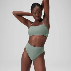 Solid High Waist Bottom