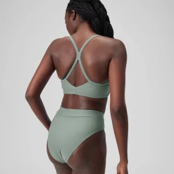 Solid High Waist Bottom