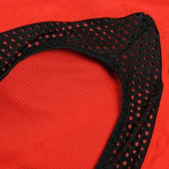 Solid Highneck Top with Mesh