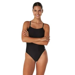 Solid Relay Back with Shelf Bra One Piece