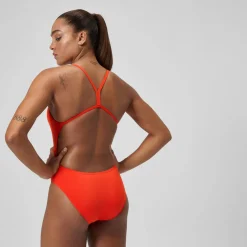 Solid V-Back One Piece