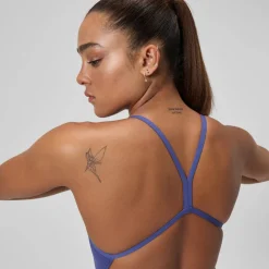 Solid V-Back One Piece