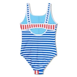 Stripe Blocked One Piece