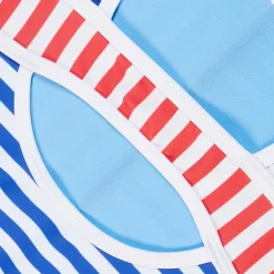 Stripe Blocked One Piece