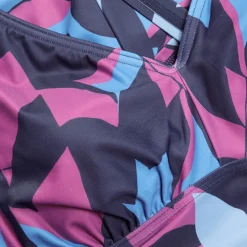 Women's Shaping Printed V Neck One Piece