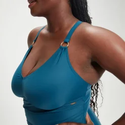 Women's Shaping V Neck One Piece (+)