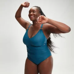 Women's Shaping V Neck One Piece (+)